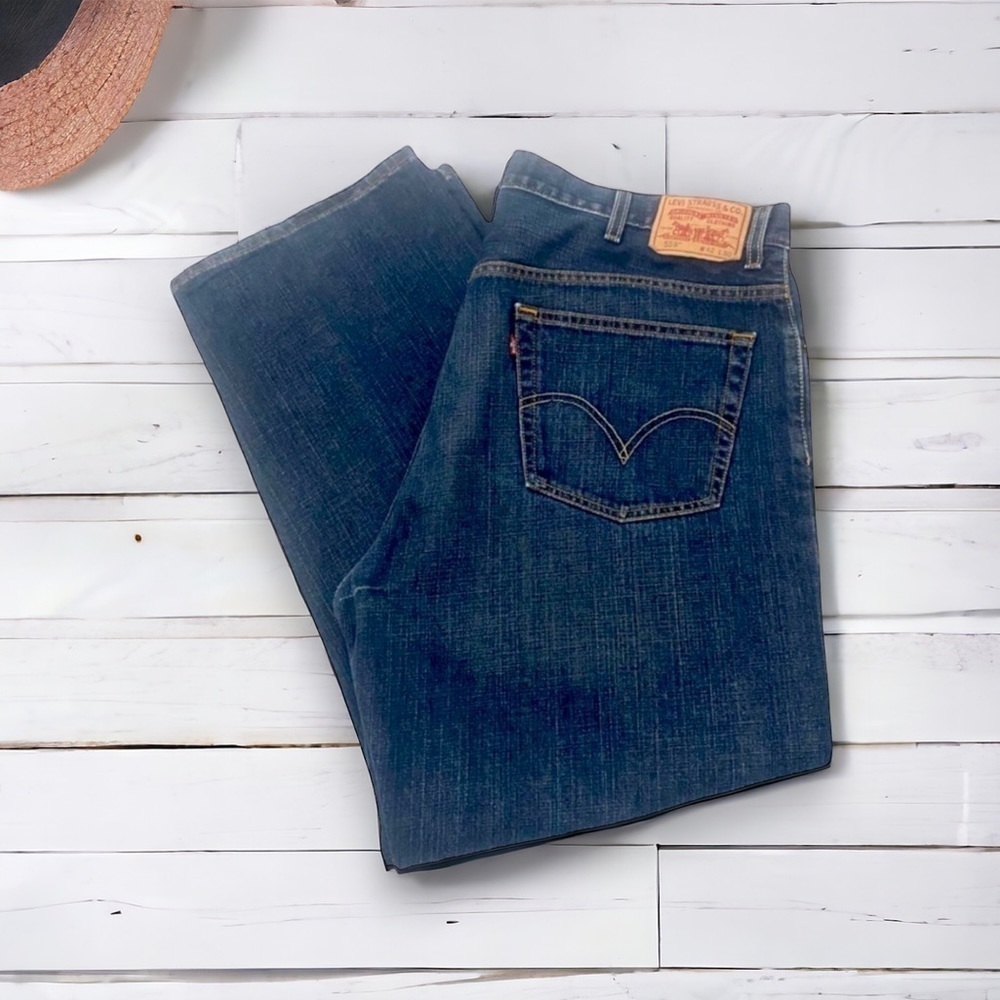 Levi's Men's Dark Wash 559 Relaxed Straight Jeans